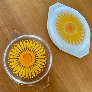 Vintage Pyrex Spare Sunflower Lids